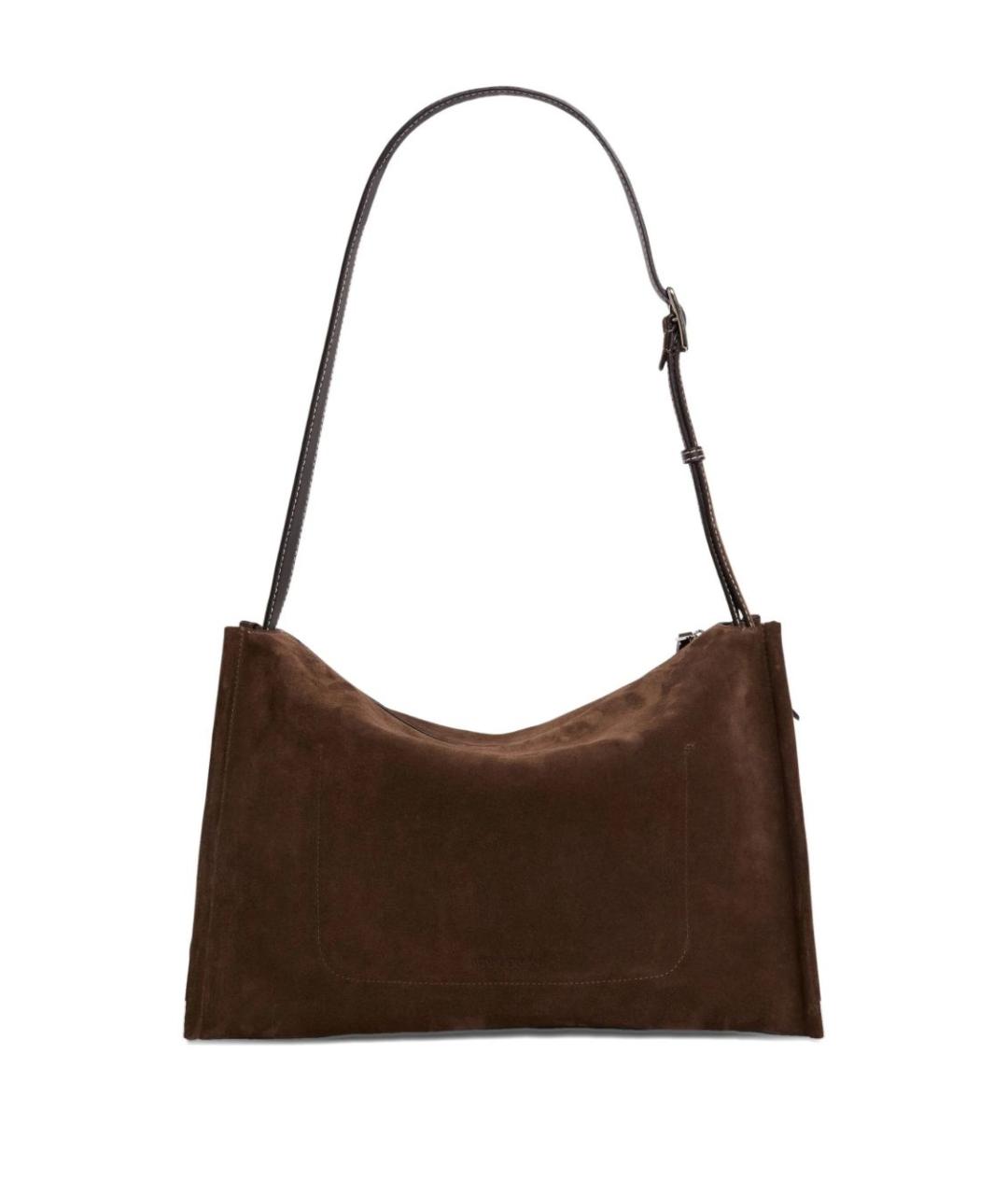 J.W.ANDERSON Коричневая замшевая сумка через плечо, фото 2