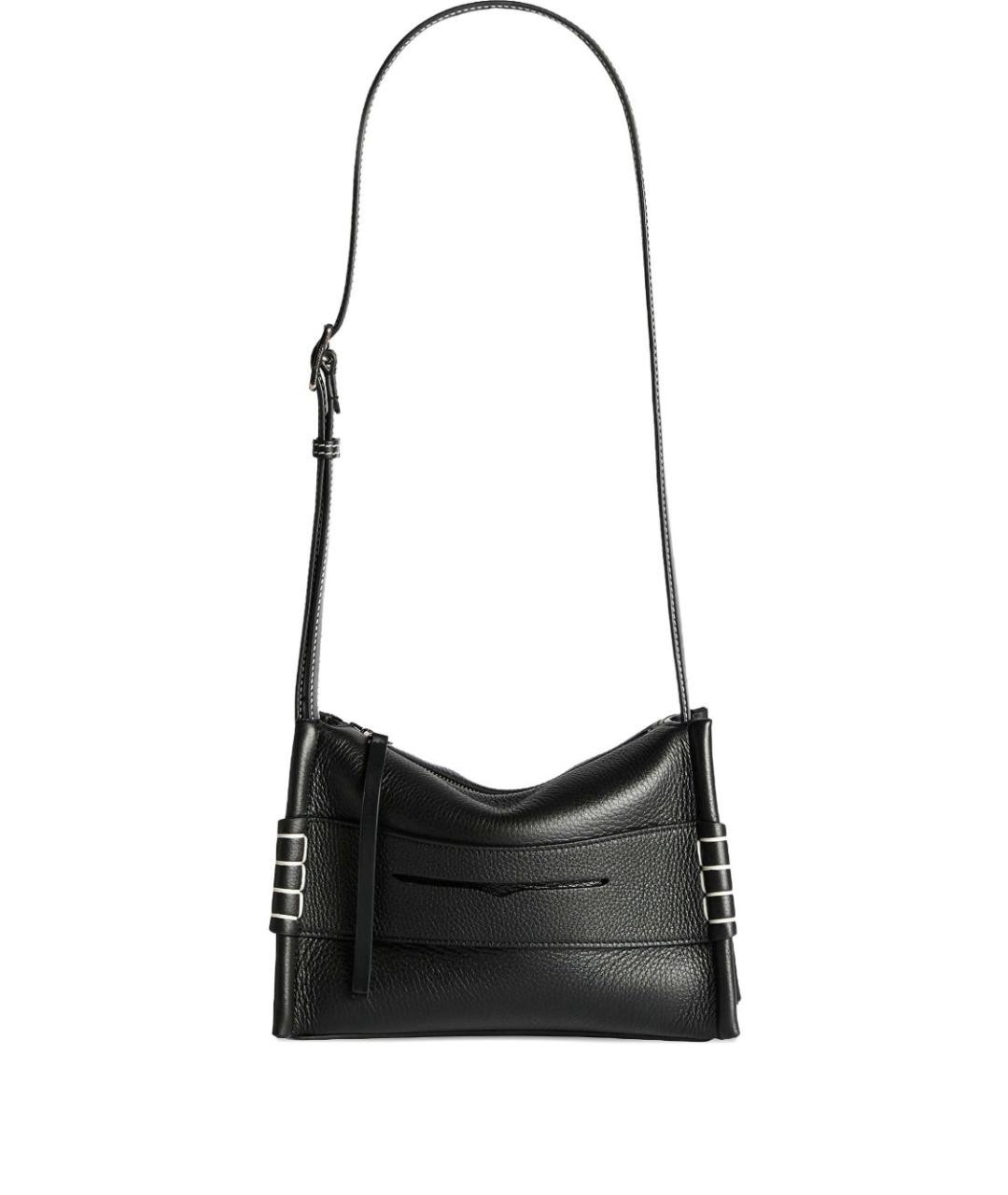 J.W.ANDERSON Черная кожаная сумка через плечо, фото 1
