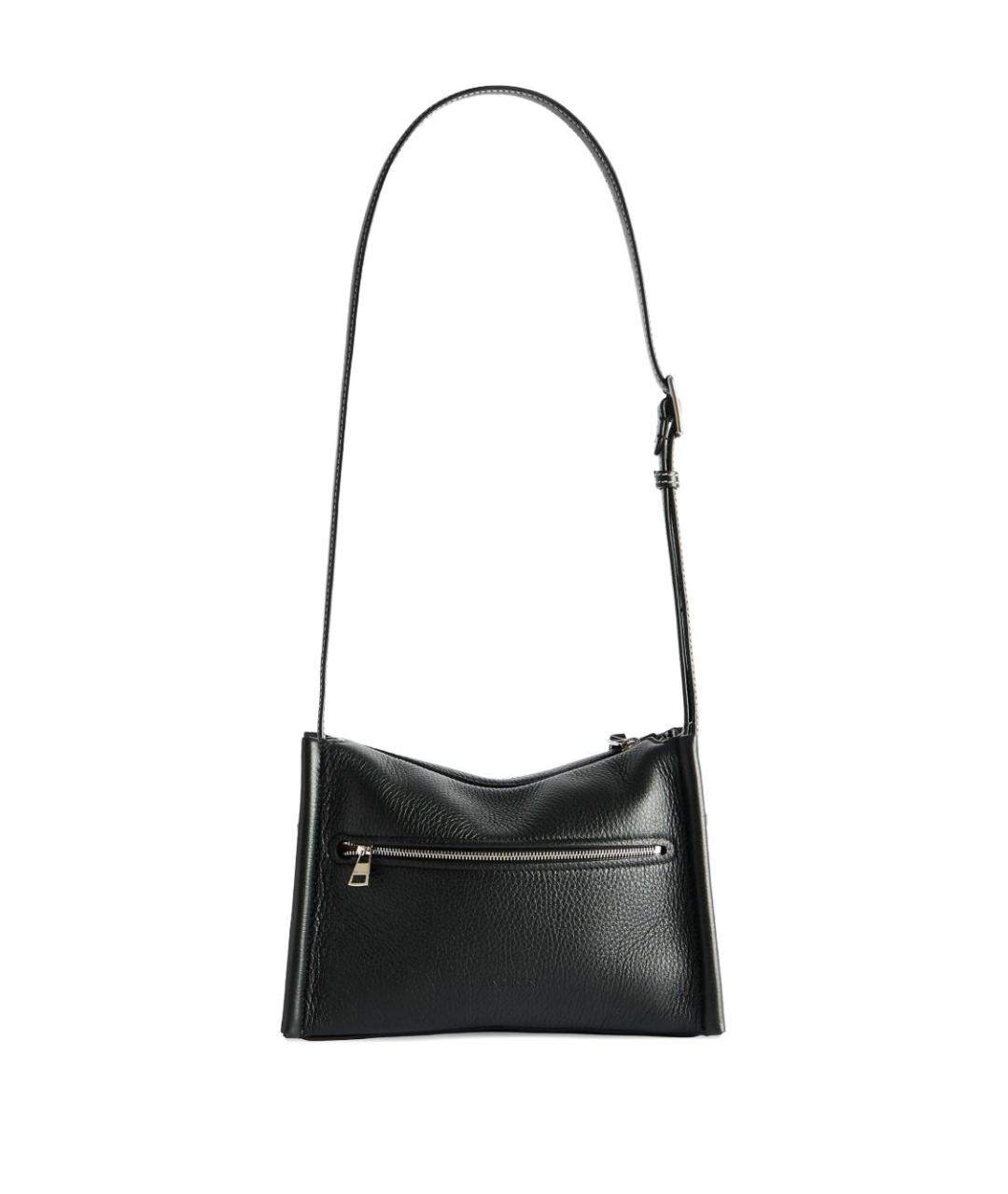 J.W.ANDERSON Черная кожаная сумка через плечо, фото 3