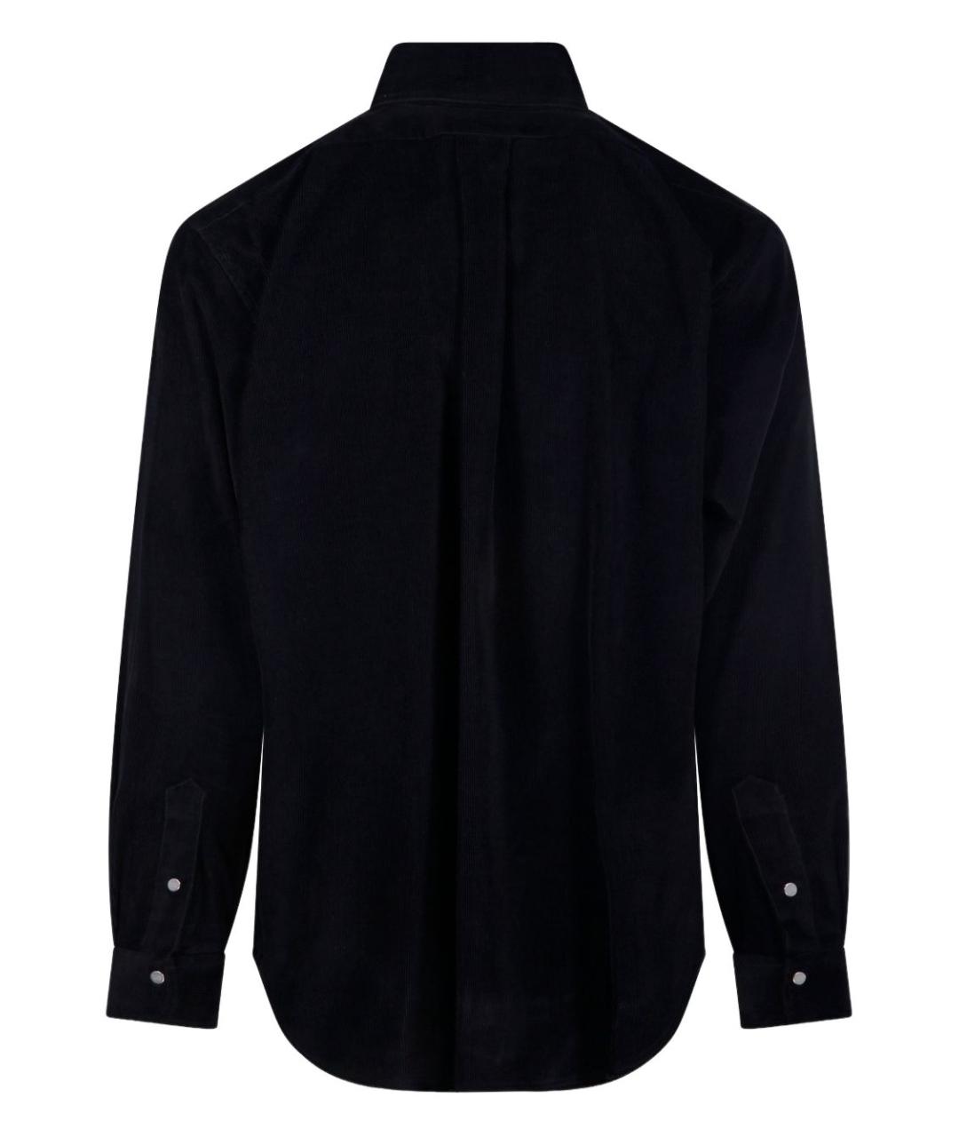 FENDI Черная хлопковая кэжуал рубашка, фото 3