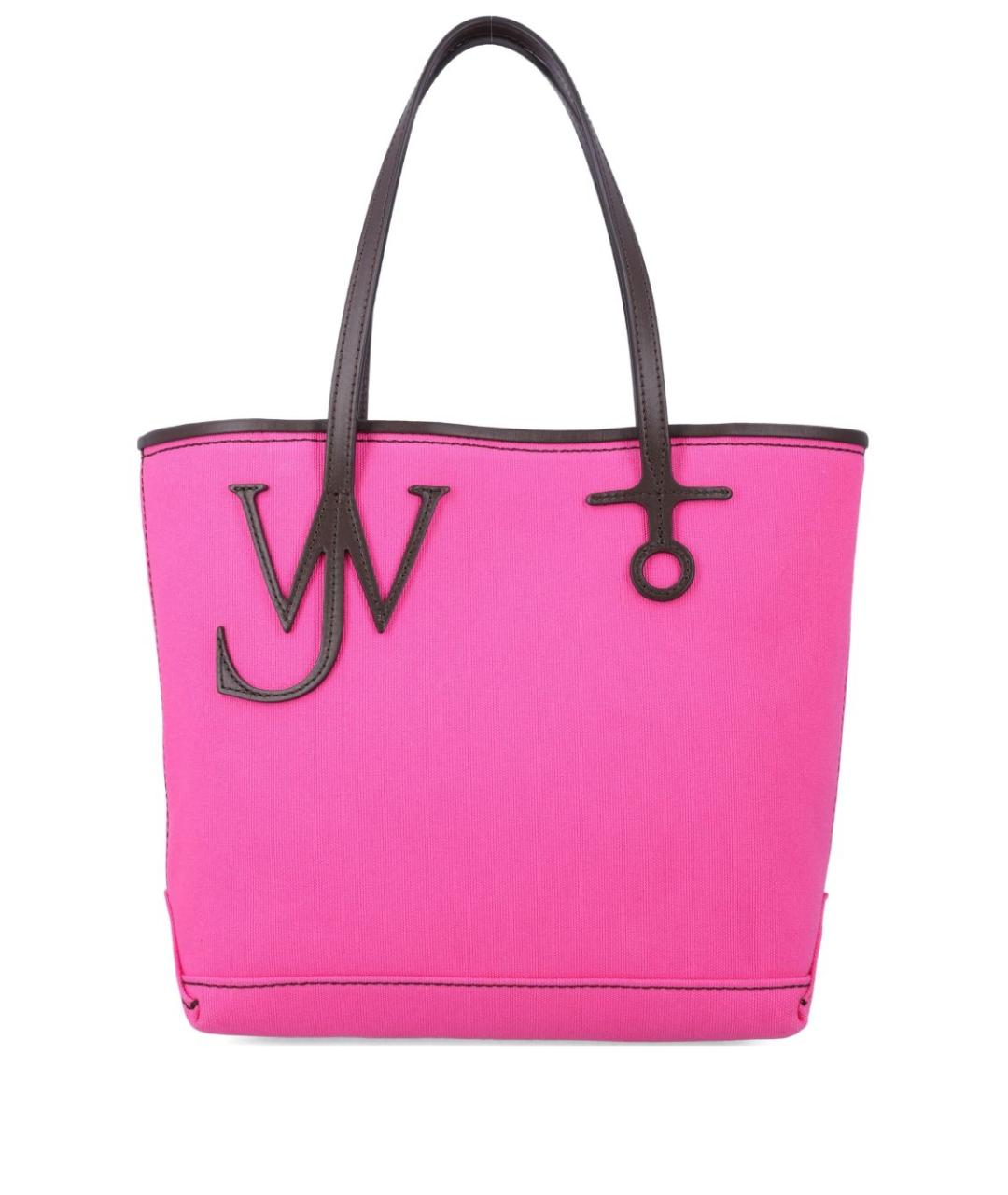 J.W.ANDERSON Розовая хлопковая сумка тоут, фото 1