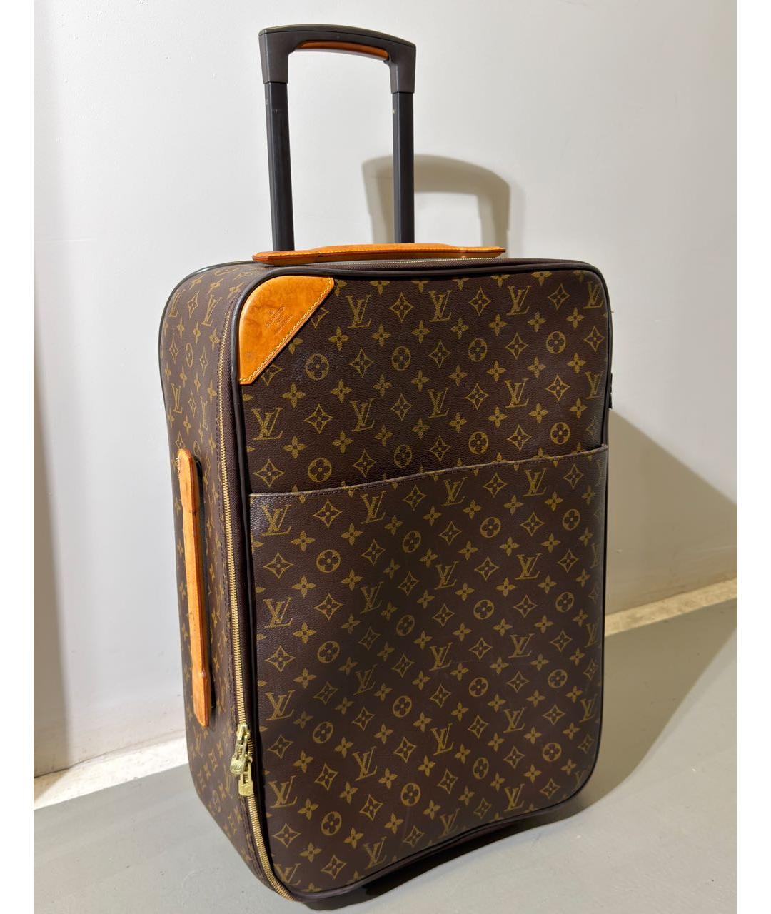 LOUIS VUITTON Коричневый чемодан, фото 2