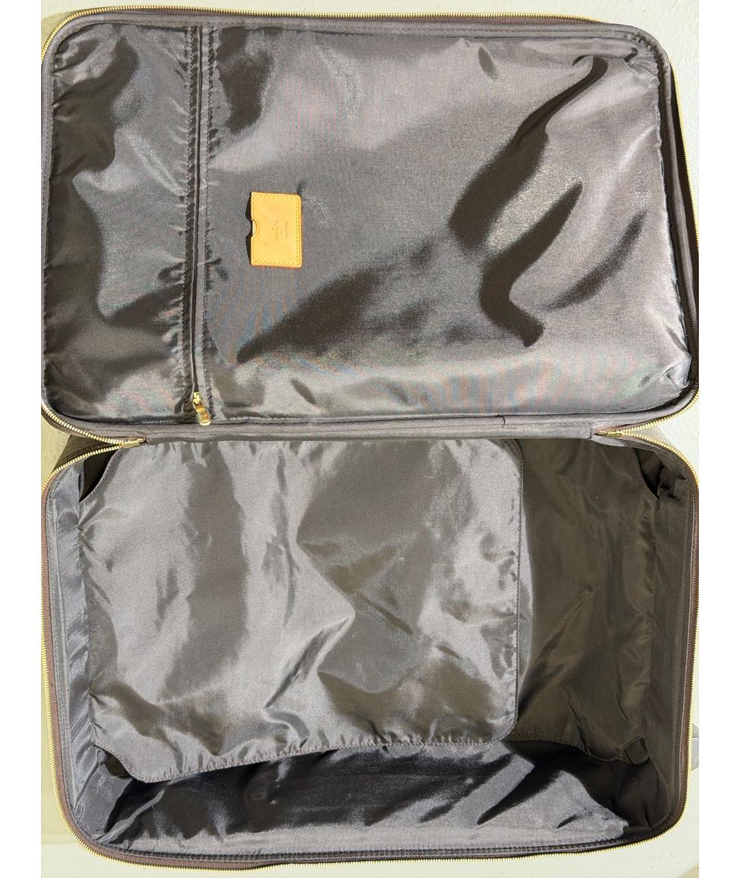 LOUIS VUITTON Коричневый чемодан, фото 4