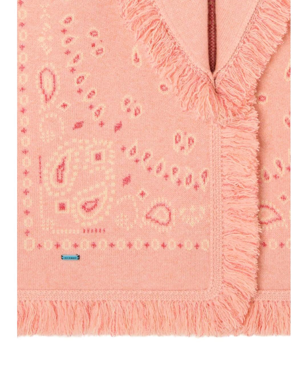 ALANUI Розовый шерстяной кардиган, фото 2