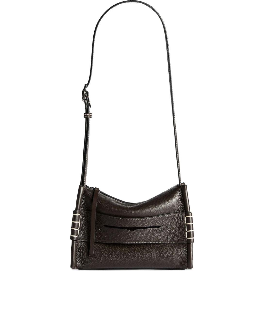 J.W.ANDERSON Коричневая кожаная сумка через плечо, фото 1
