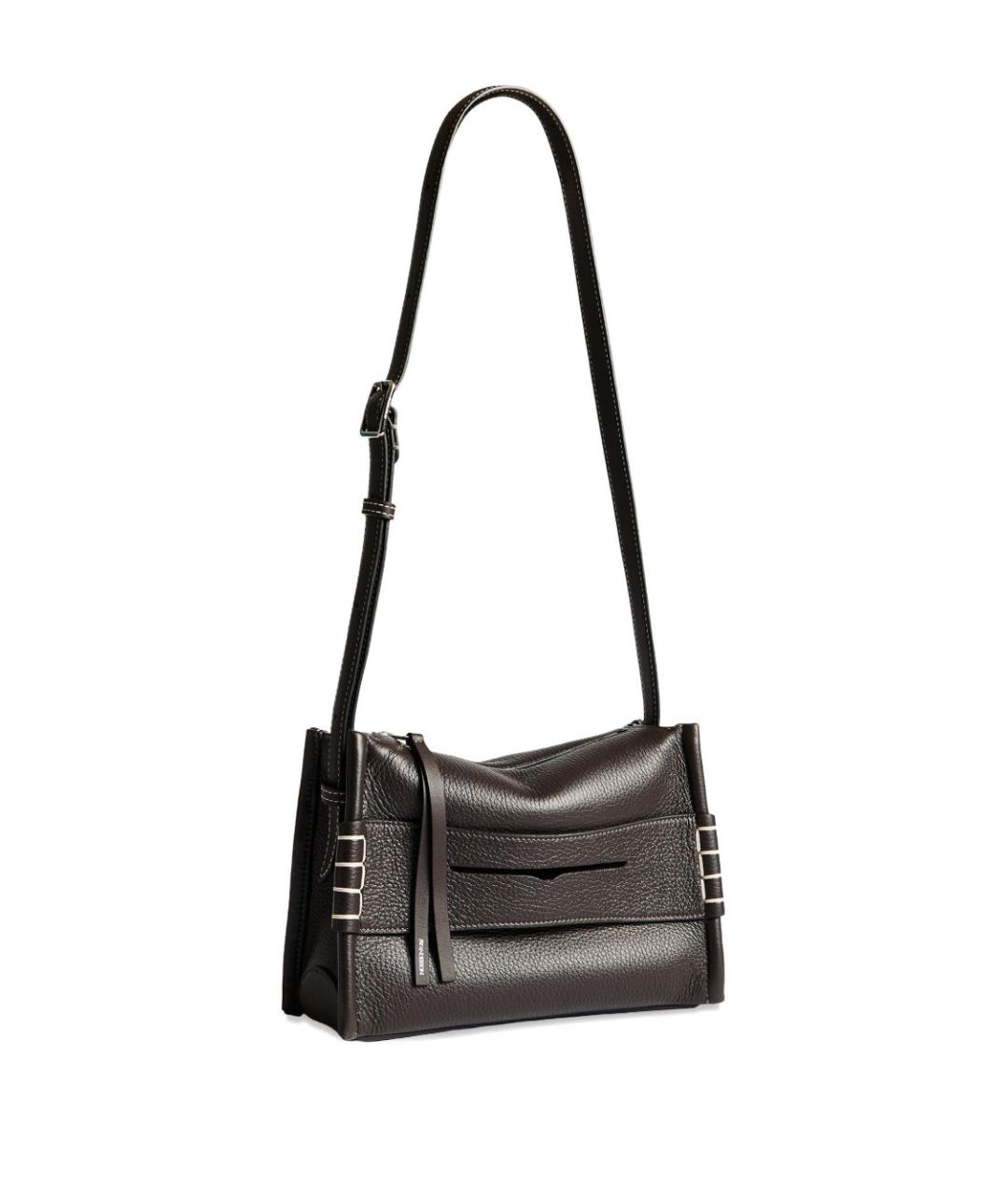 J.W.ANDERSON Коричневая кожаная сумка через плечо, фото 2