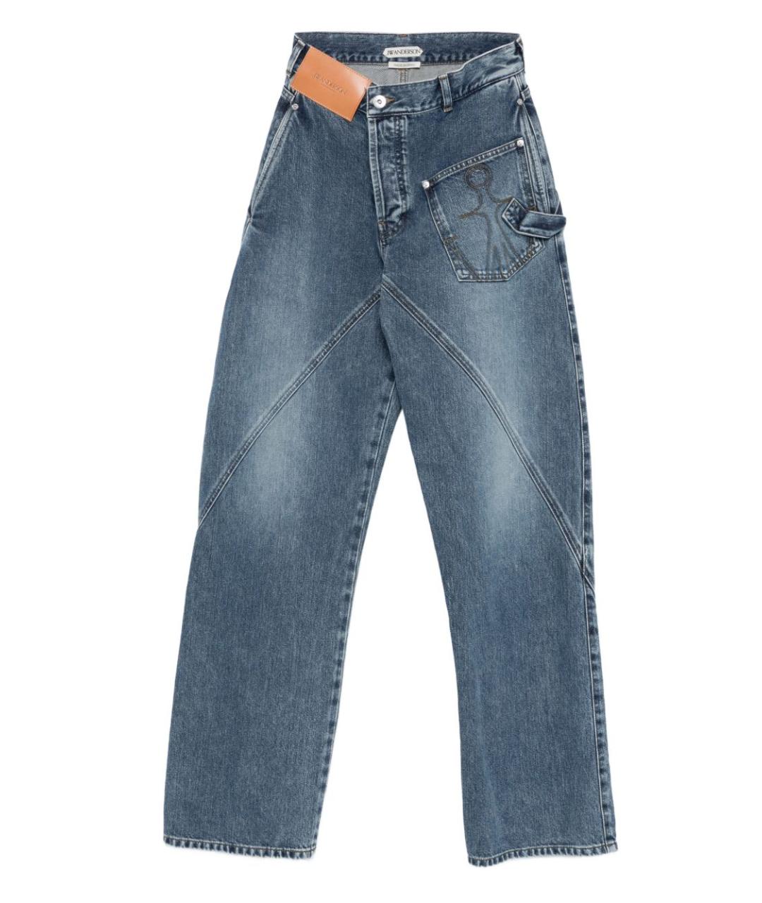 J.W.ANDERSON Хлопковые прямые джинсы, фото 1