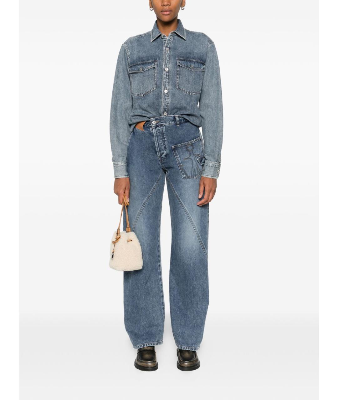 J.W.ANDERSON Хлопковые прямые джинсы, фото 3