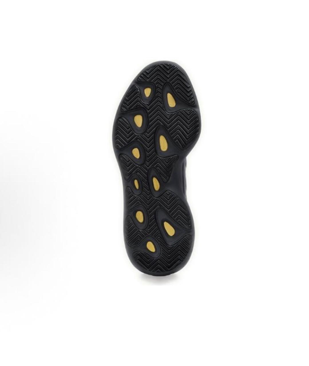 ADIDAS YEEZY Черные текстильные низкие кроссовки / кеды, фото 5