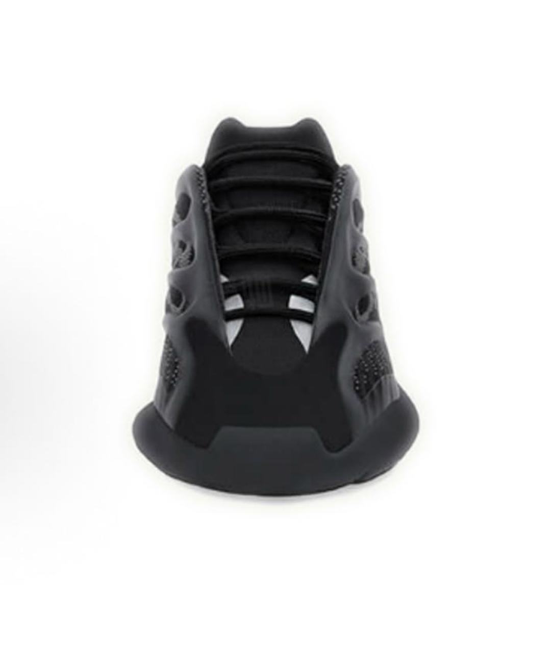 ADIDAS YEEZY Черные текстильные низкие кроссовки / кеды, фото 4