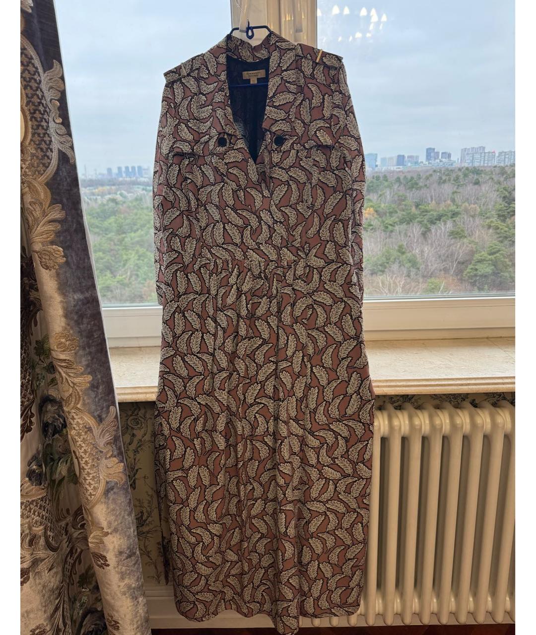 BURBERRY Розовое шелковое вечернее платье, фото 4