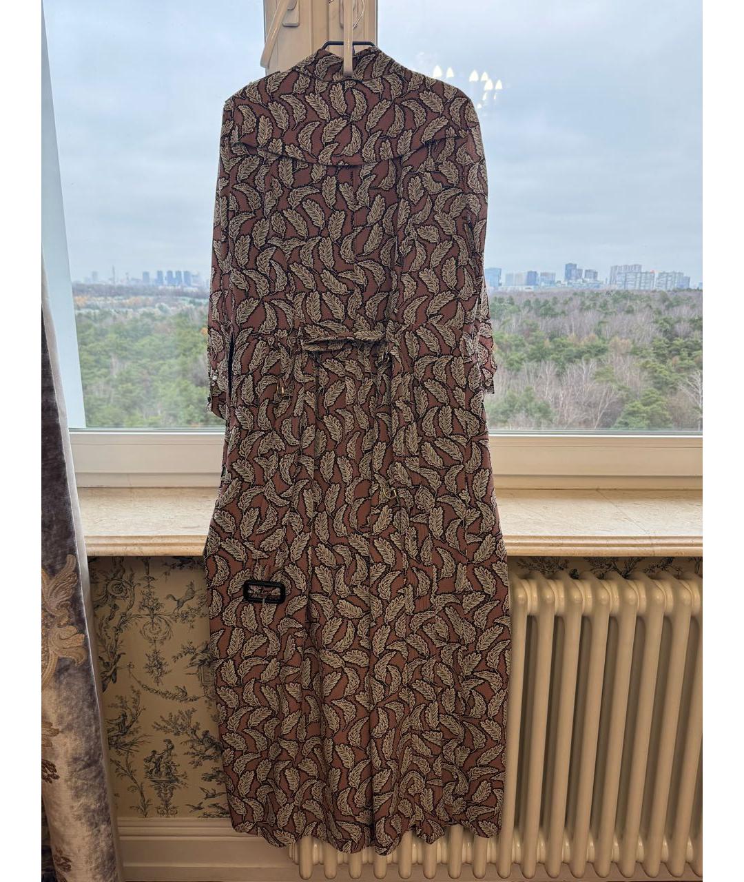 BURBERRY Розовое шелковое вечернее платье, фото 2