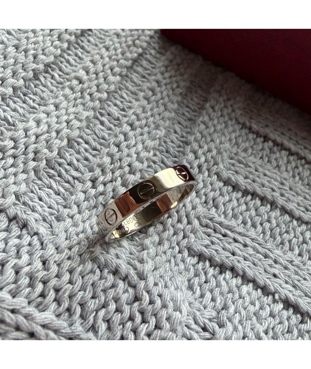 CARTIER Серебряное кольцо из белого золота, фото 6