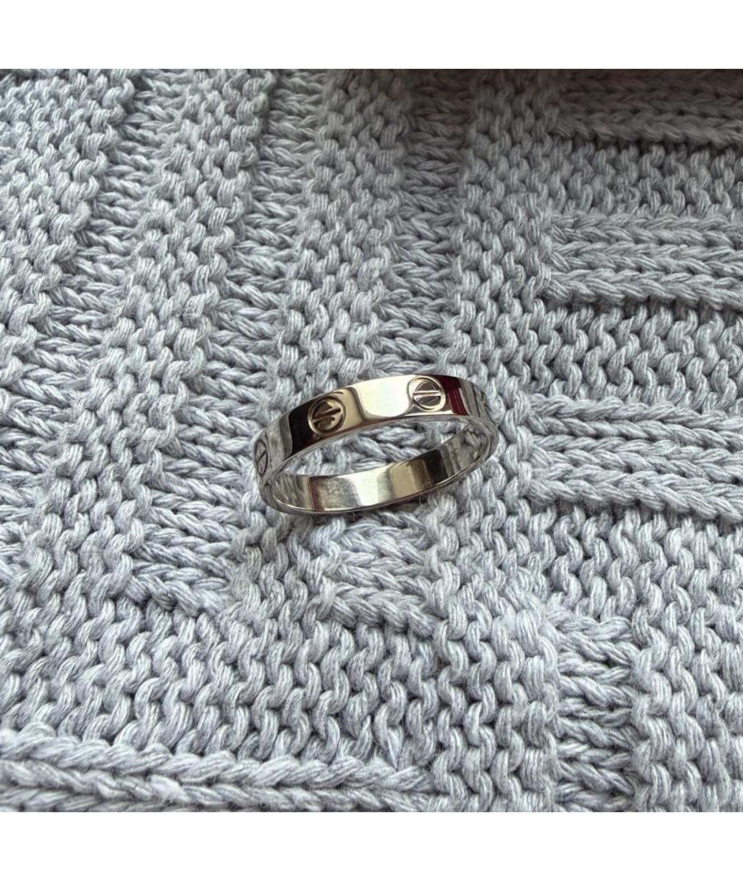 CARTIER Серебряное кольцо из белого золота, фото 3
