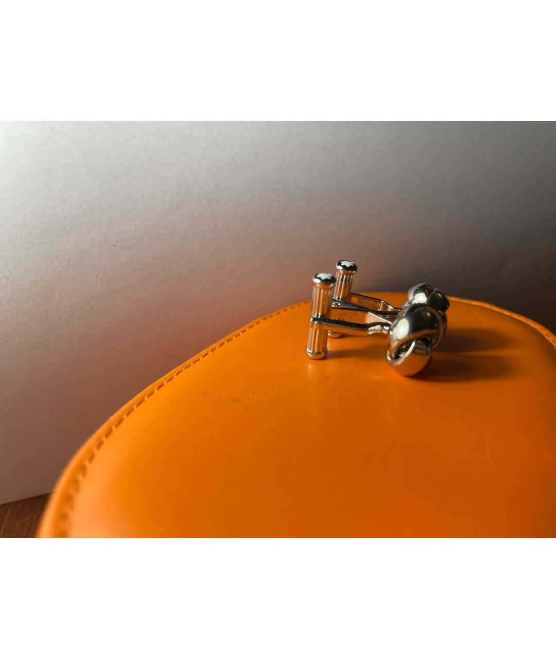 MONTBLANC Серебряные металлические запонки, фото 2