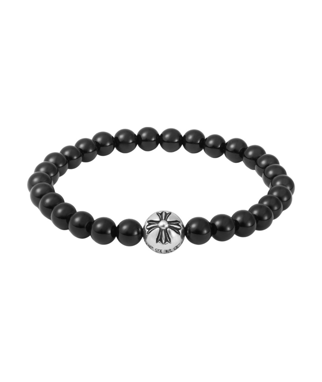 CHROME HEARTS Черный серебряный браслет, фото 1
