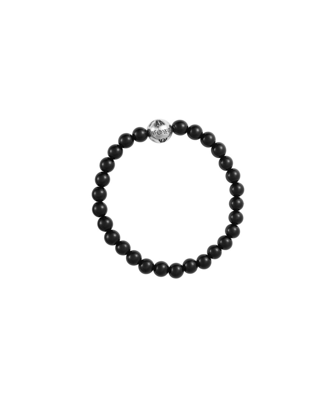CHROME HEARTS Черный серебряный браслет, фото 2
