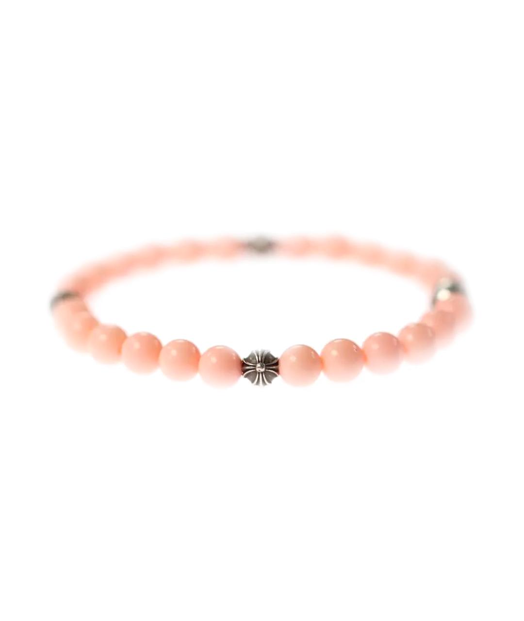 CHROME HEARTS Розовый серебряный браслет, фото 2