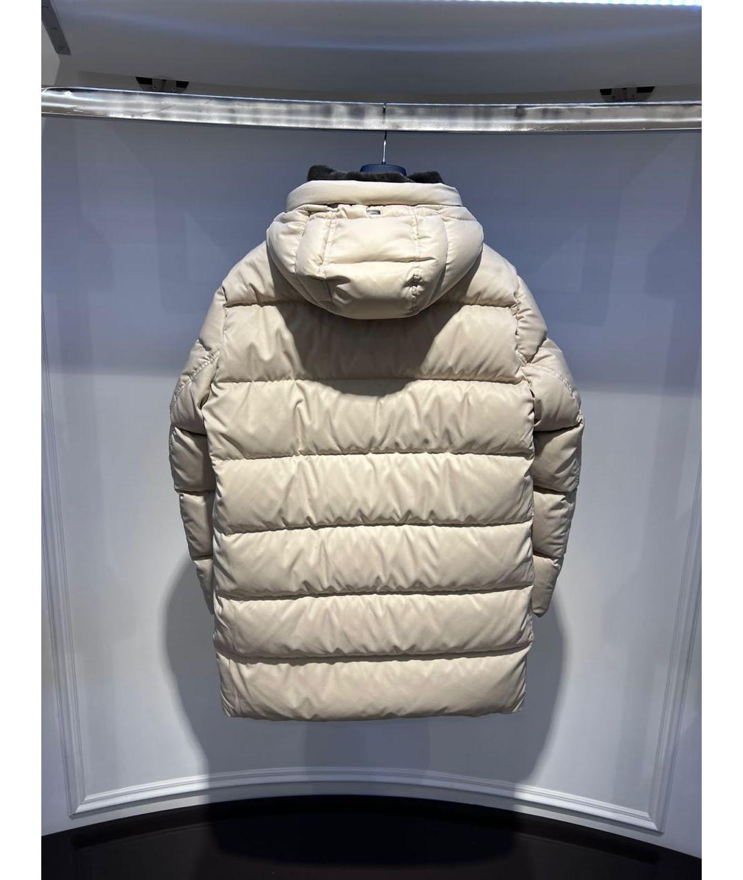 HERNO Белый полиэстеровый пуховик, фото 2