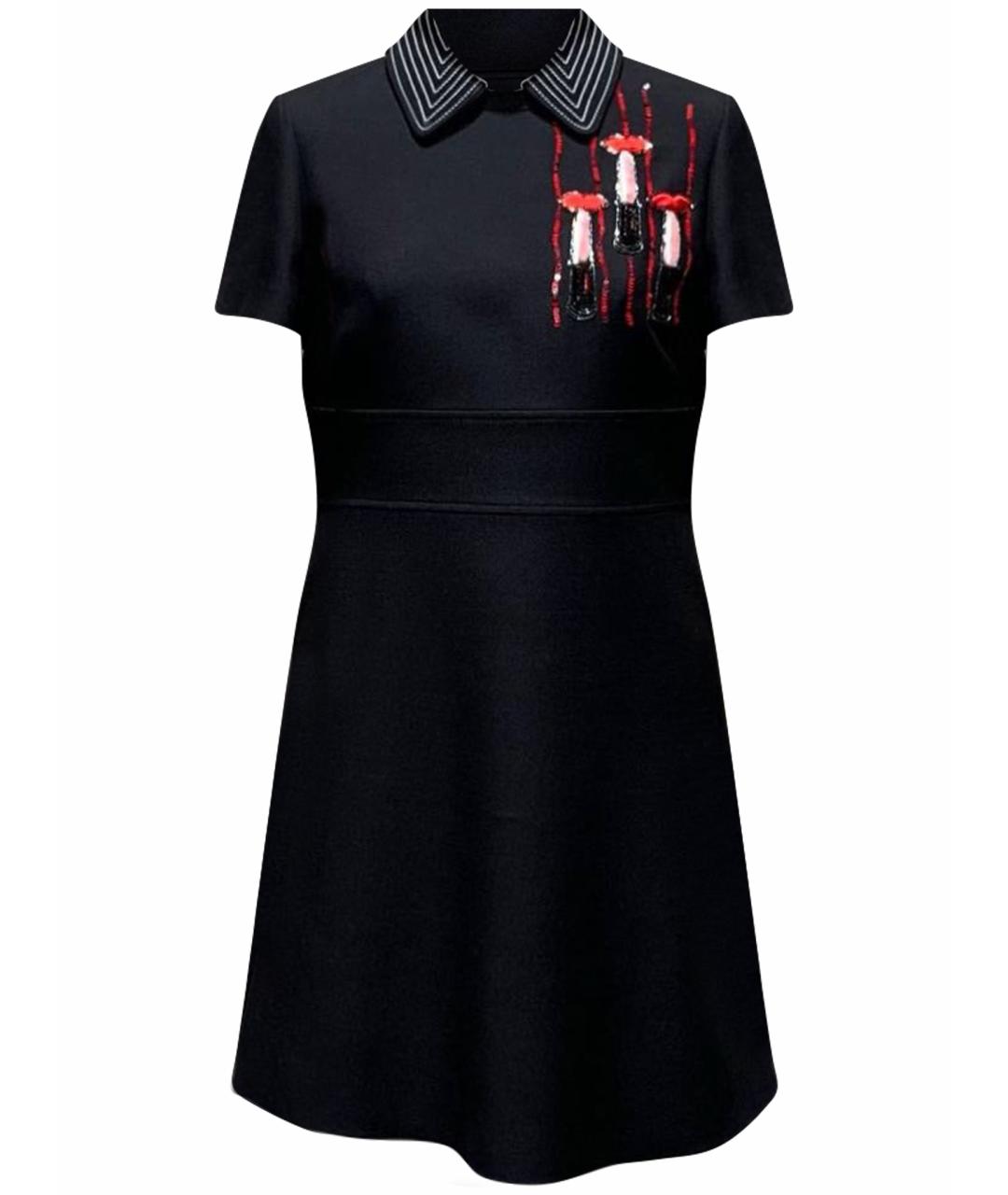 VALENTINO Черное повседневное платье, фото 1