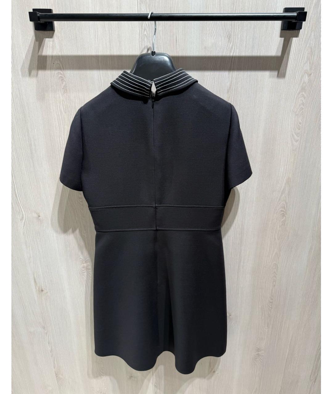 VALENTINO Черное повседневное платье, фото 5