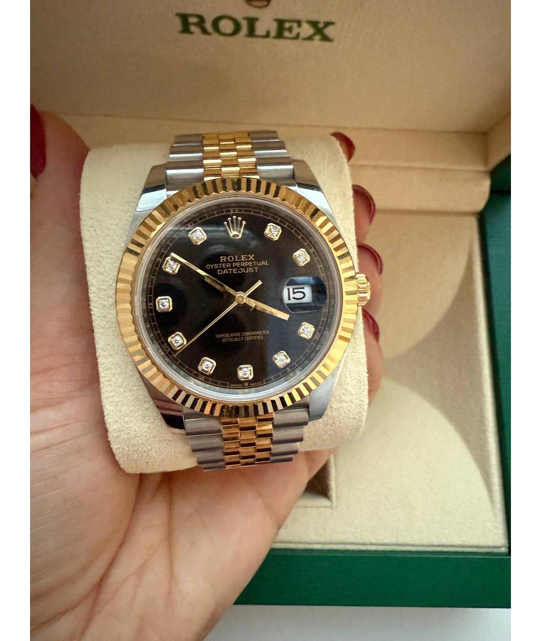 ROLEX Золотые часы из желтого золота, фото 5