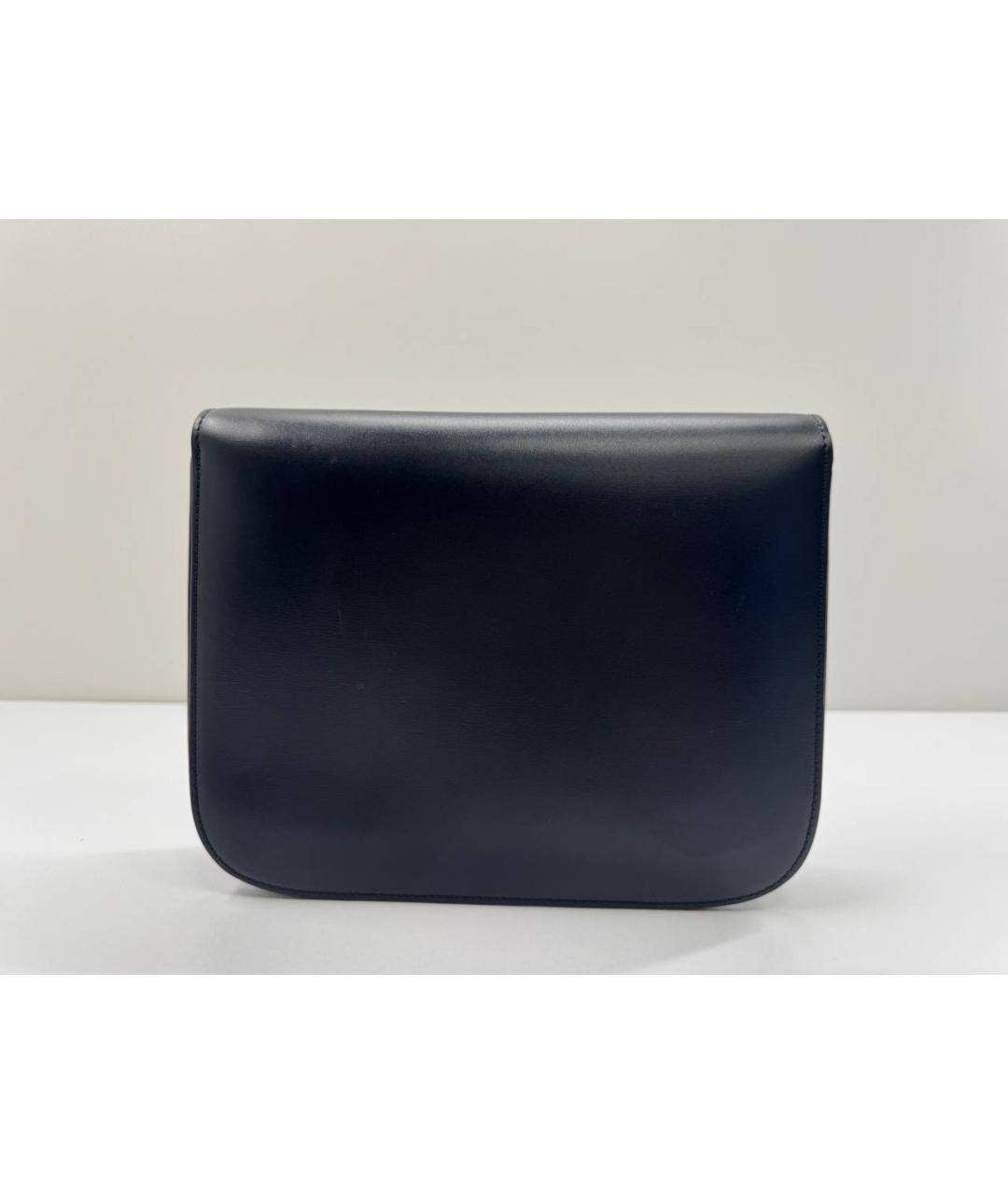 CELINE Черная кожаная сумка через плечо, фото 7