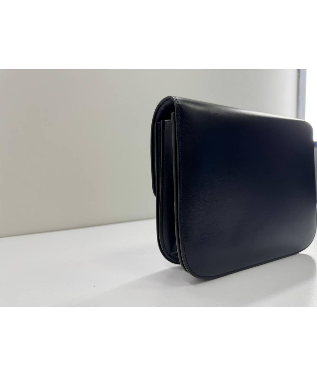 CELINE Черная кожаная сумка через плечо, фото 9