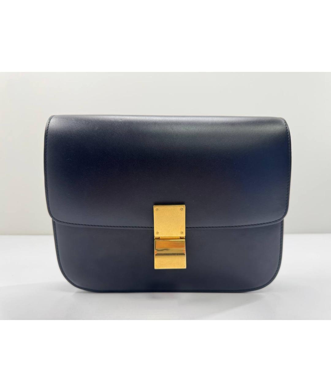 CELINE Черная кожаная сумка через плечо, фото 4