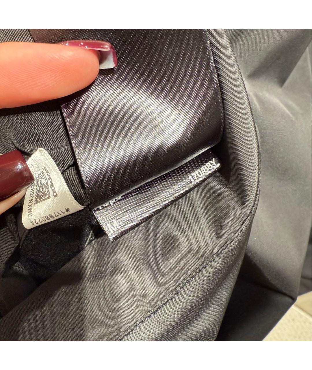 YOHJI YAMAMOTO Черное полиэстеровое пальто, фото 4