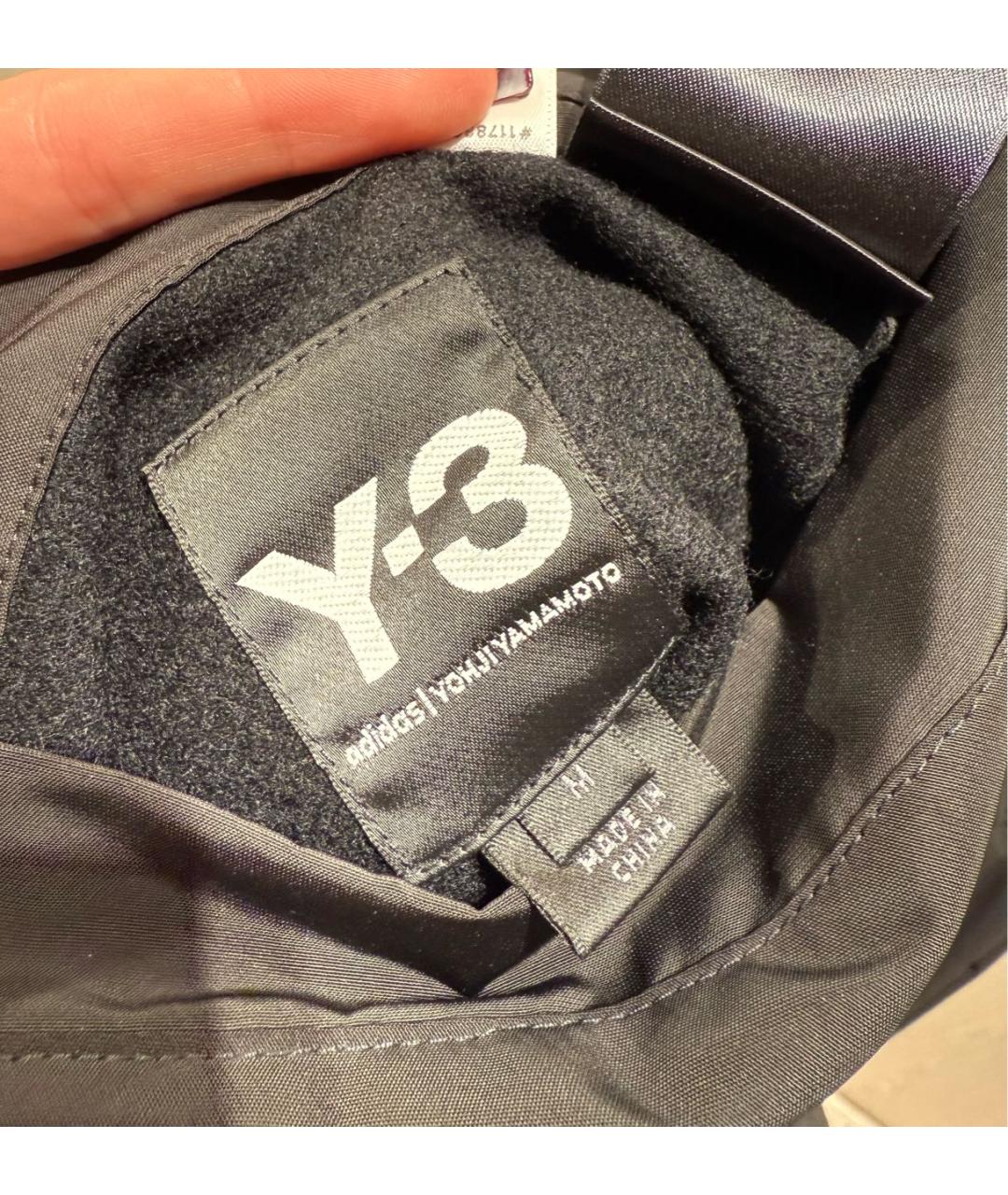 YOHJI YAMAMOTO Черное полиэстеровое пальто, фото 5