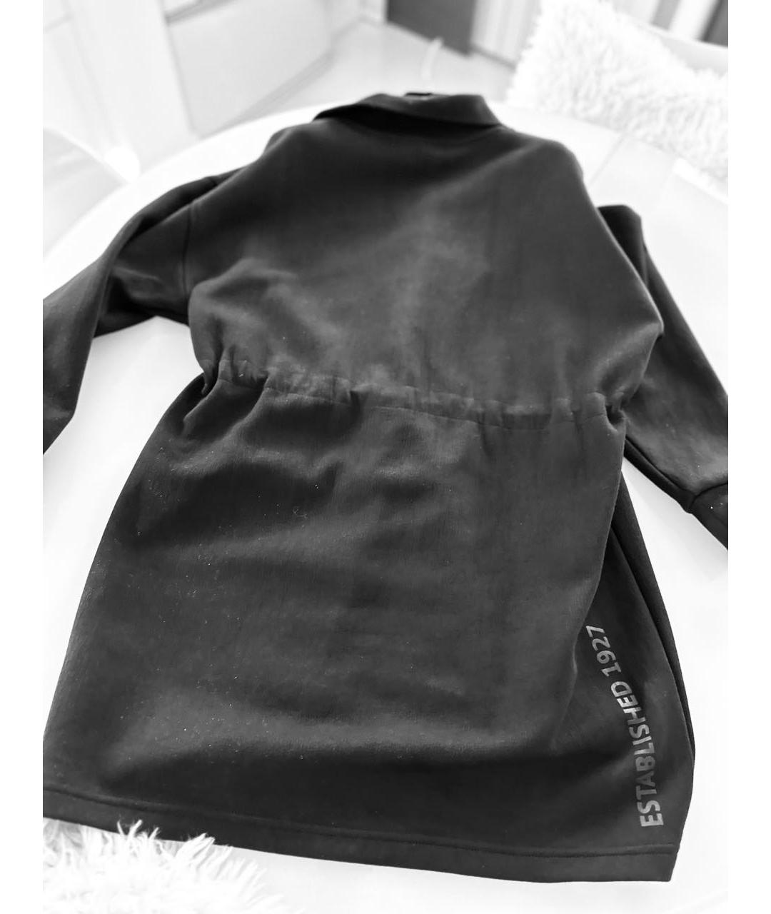 LACOSTE Черное хлопковое платье, фото 3