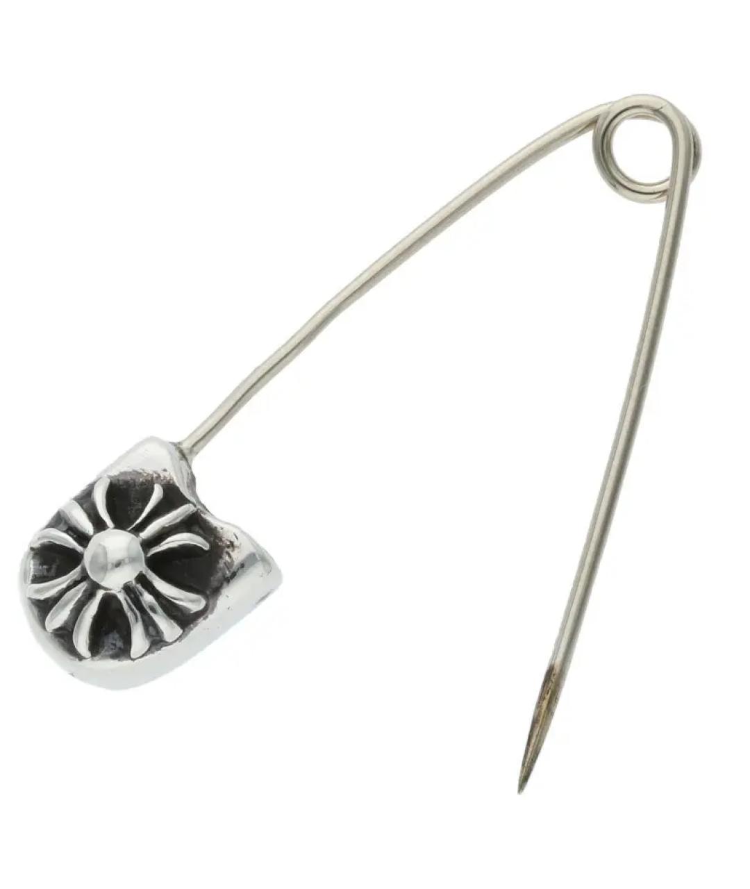 CHROME HEARTS Серебряная серебряная брошь, фото 3