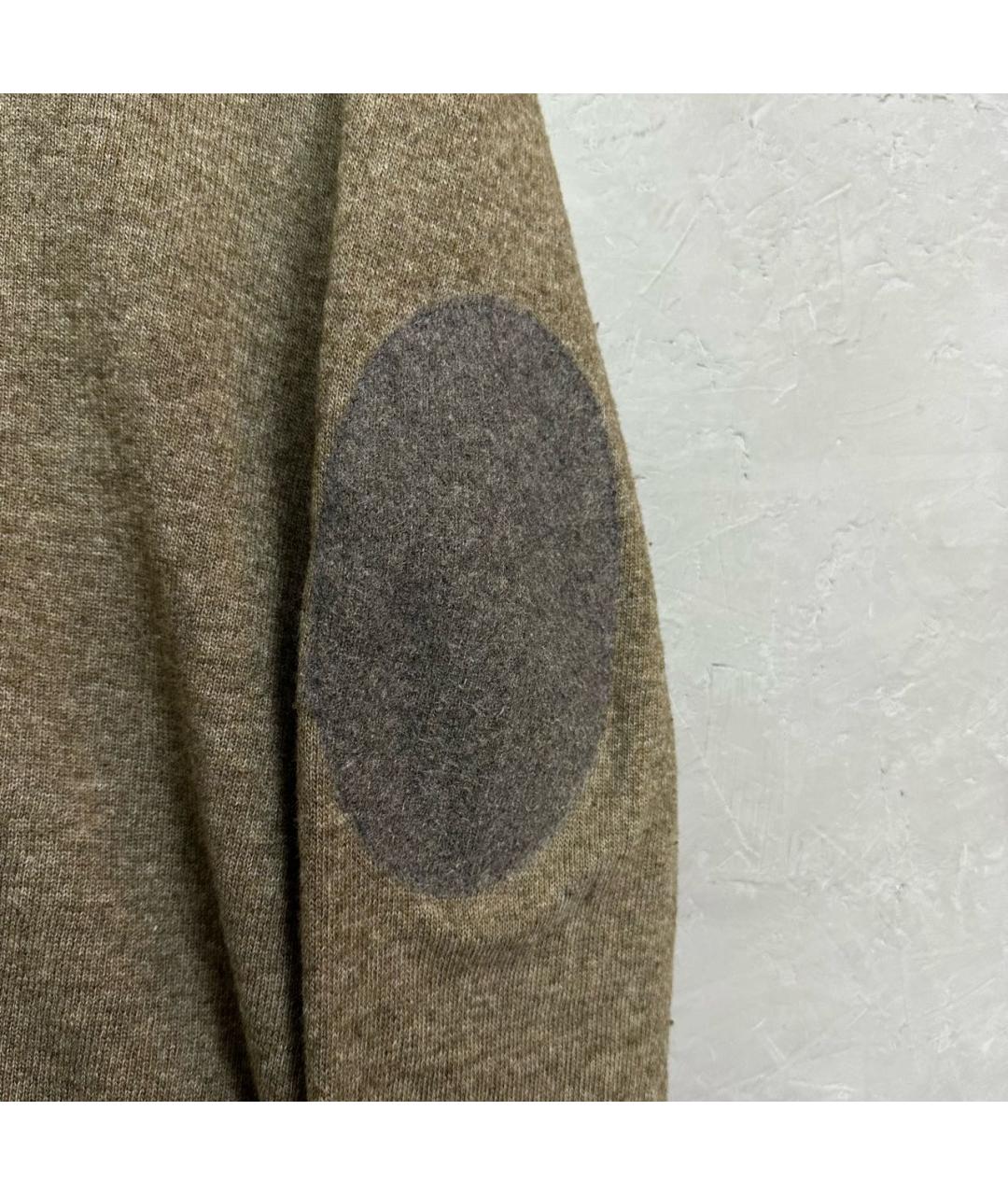 WOOLRICH Коричневый шерстяной джемпер / свитер, фото 4