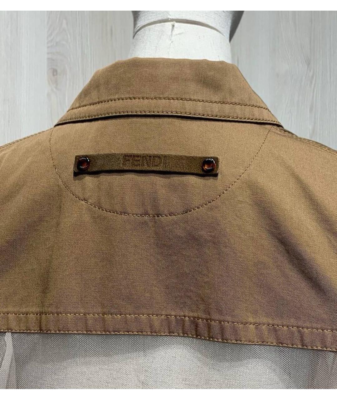 FENDI Мульти хлопковая куртка, фото 5