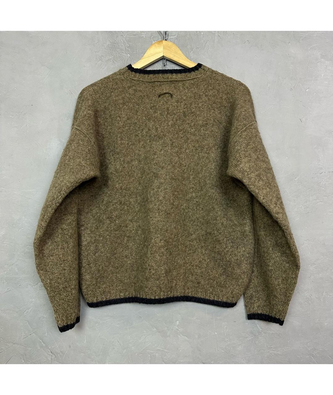 WOOLRICH Коричневый шерстяной джемпер / свитер, фото 2