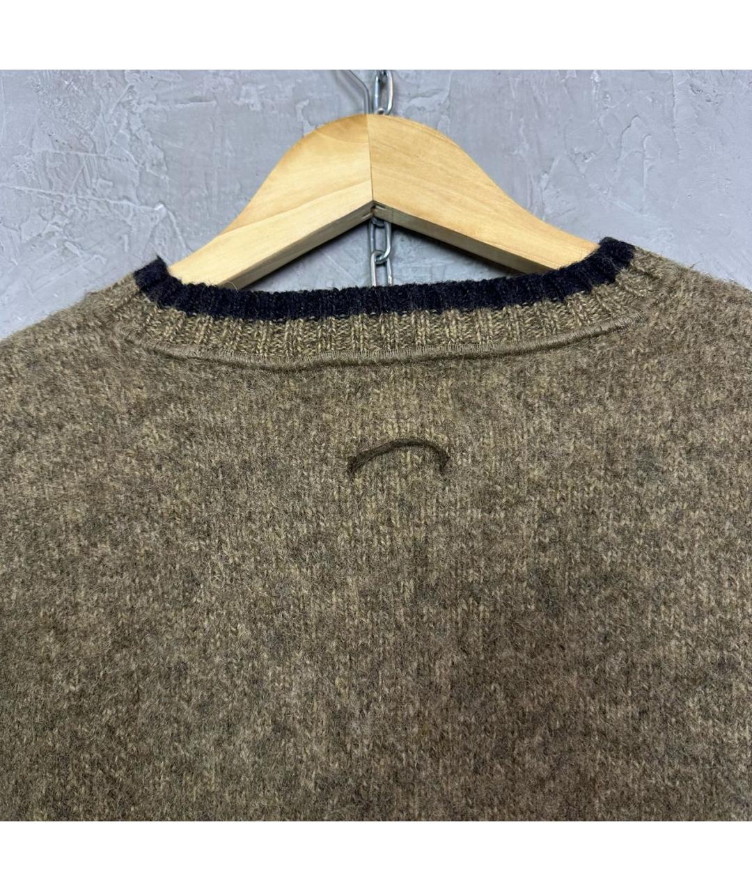 WOOLRICH Коричневый шерстяной джемпер / свитер, фото 3