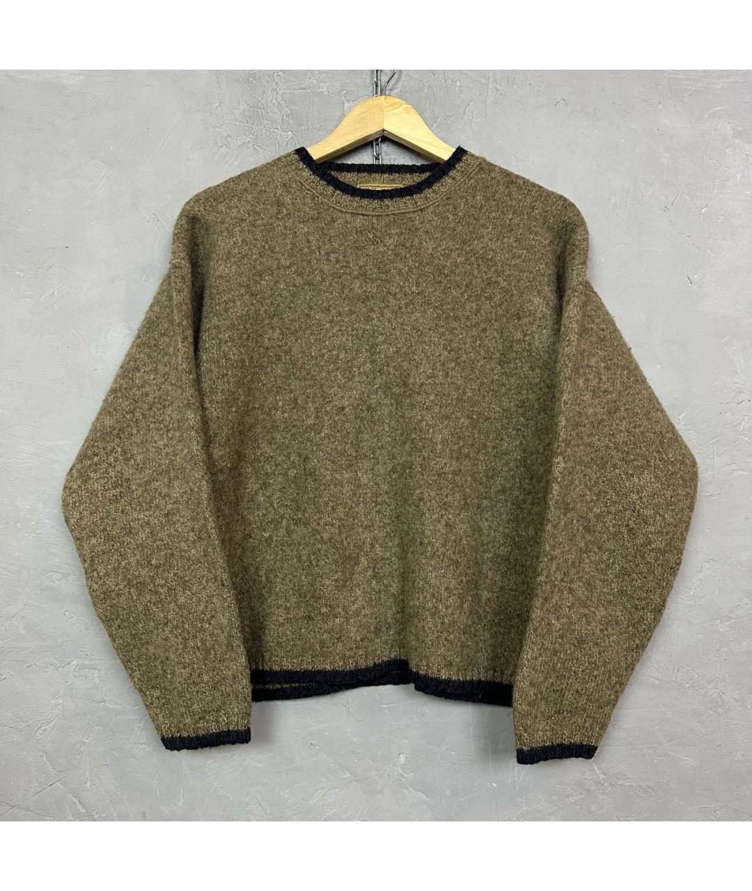 WOOLRICH Коричневый шерстяной джемпер / свитер, фото 7