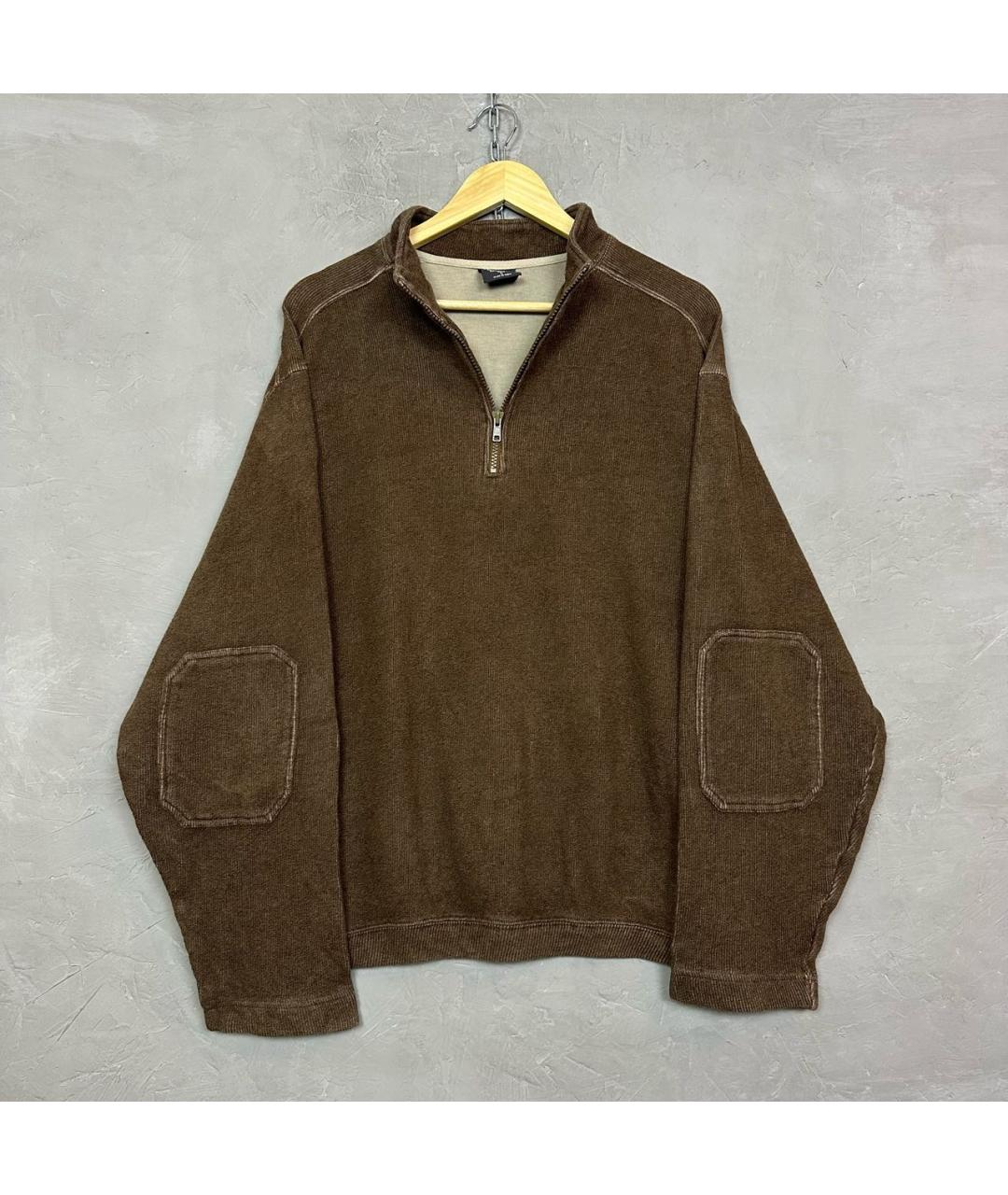 WOOLRICH Коричневый хлопковый джемпер / свитер, фото 2