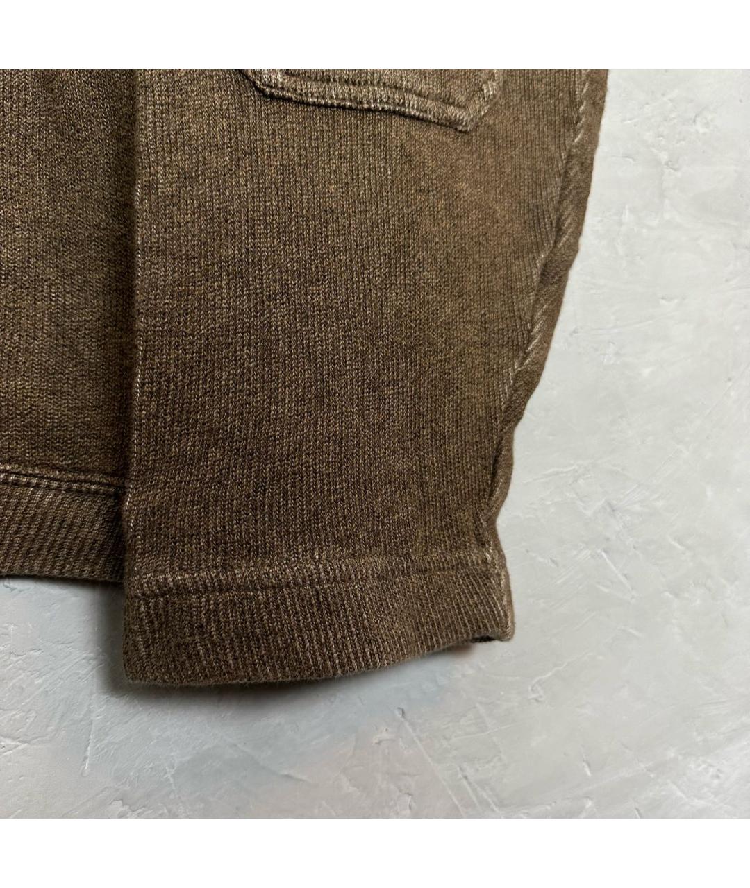 WOOLRICH Коричневый хлопковый джемпер / свитер, фото 4