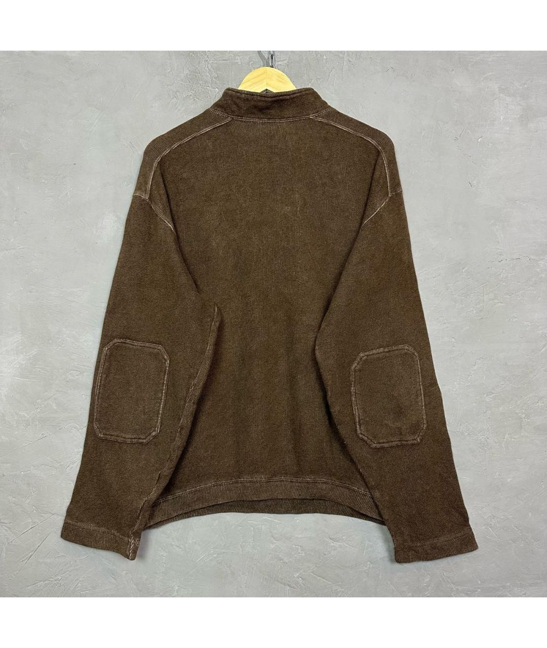 WOOLRICH Коричневый хлопковый джемпер / свитер, фото 3