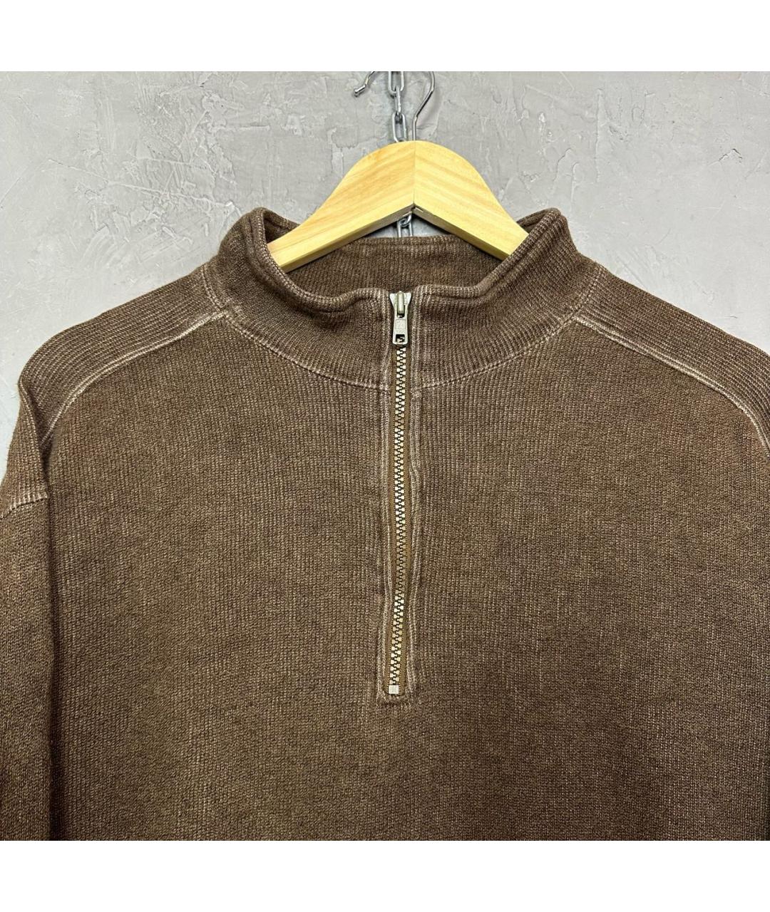 WOOLRICH Коричневый хлопковый джемпер / свитер, фото 5