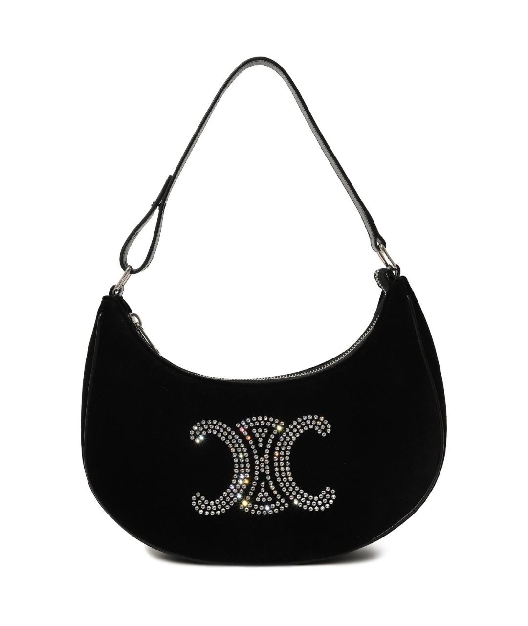 CELINE Черная сумка с короткими ручками, фото 7