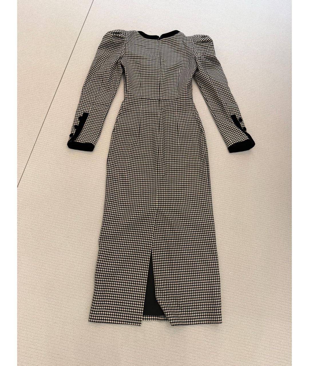 ALESSANDRA RICH Мульти шерстяное платье, фото 2