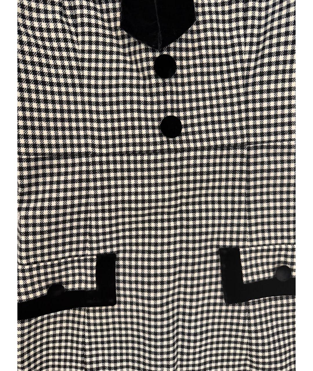 ALESSANDRA RICH Мульти шерстяное платье, фото 4