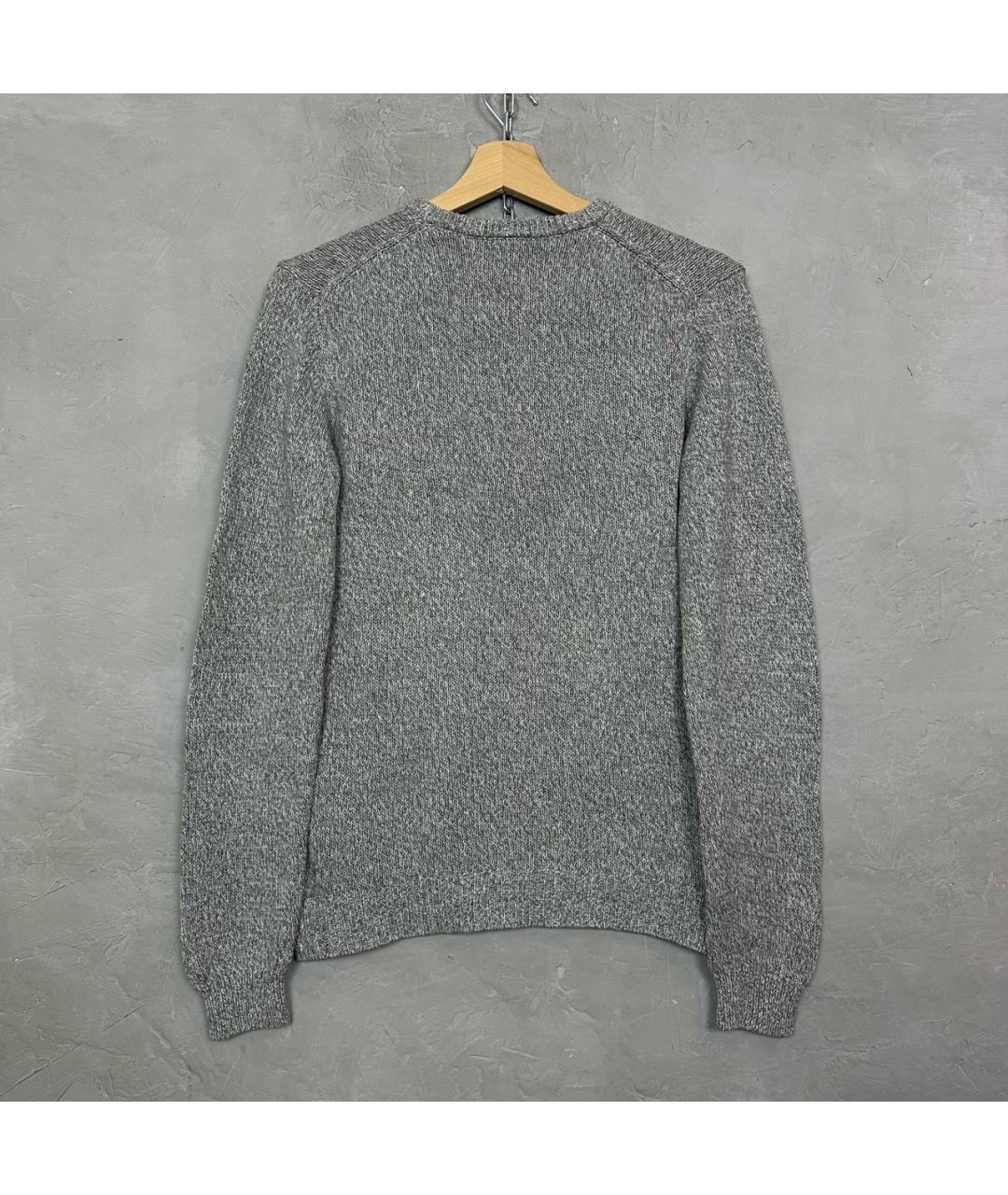 WOOLRICH Серый хлопковый джемпер / свитер, фото 4