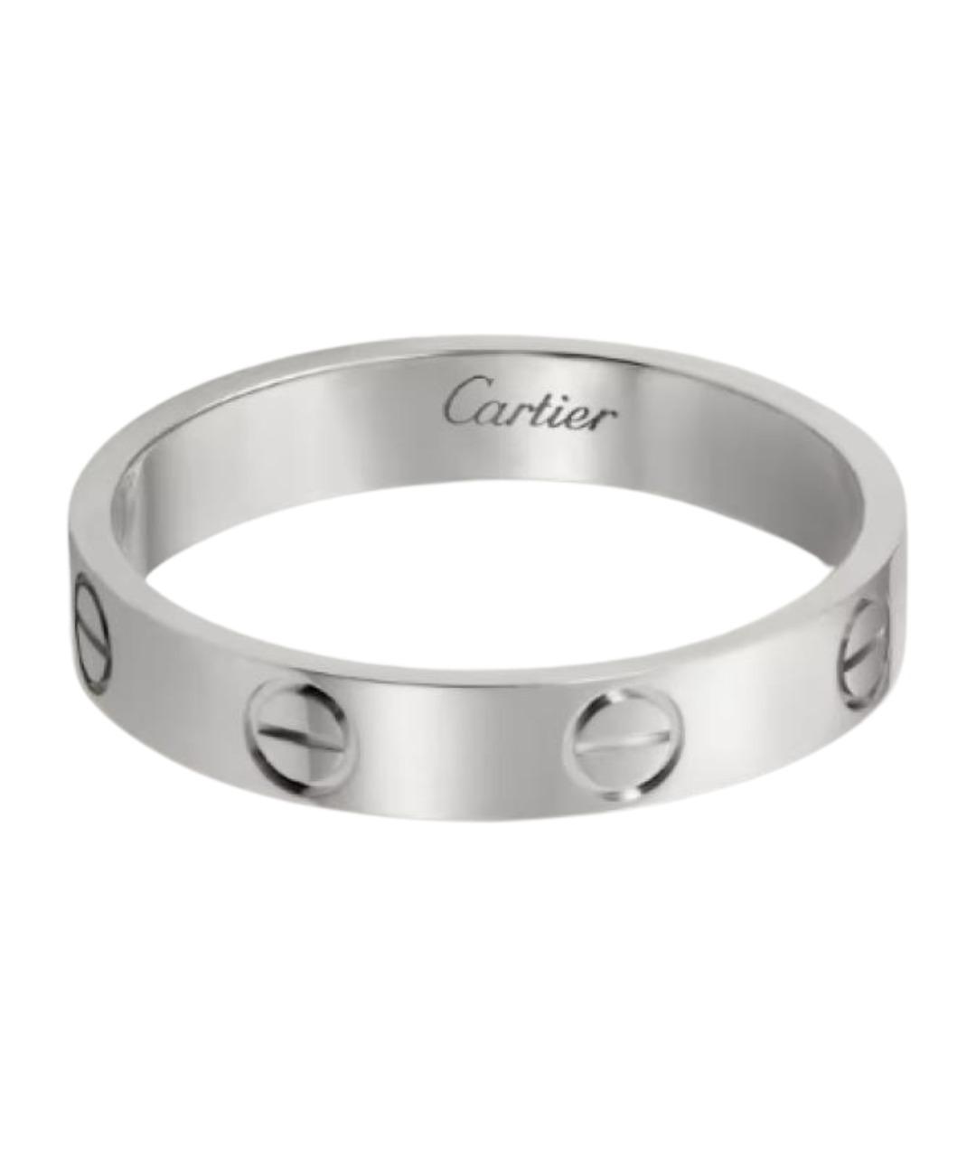 CARTIER Белое кольцо из белого золота, фото 1