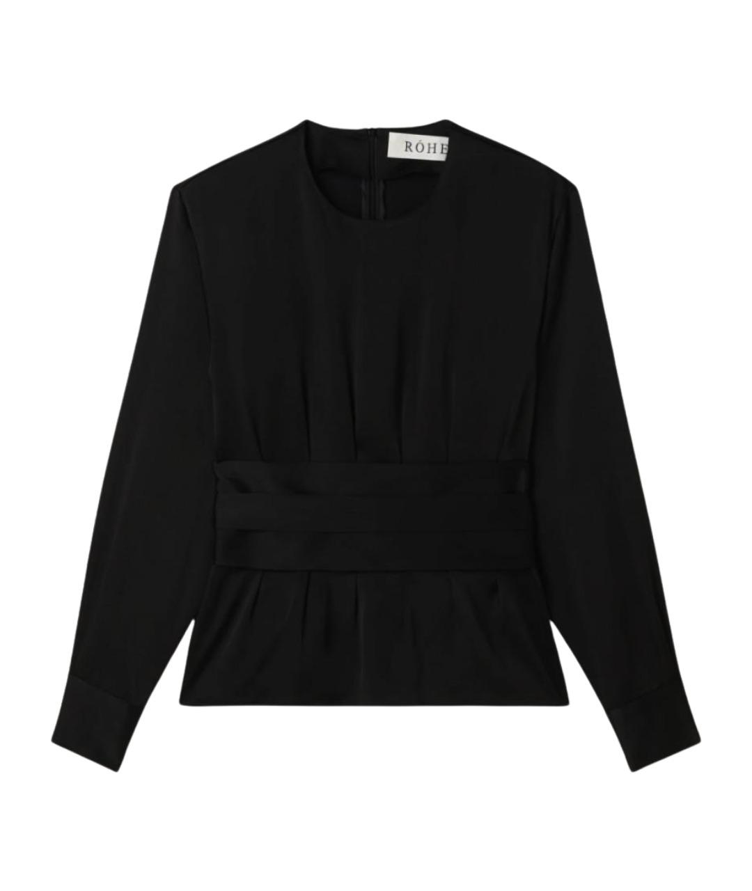ROHE Черная блузы, фото 1