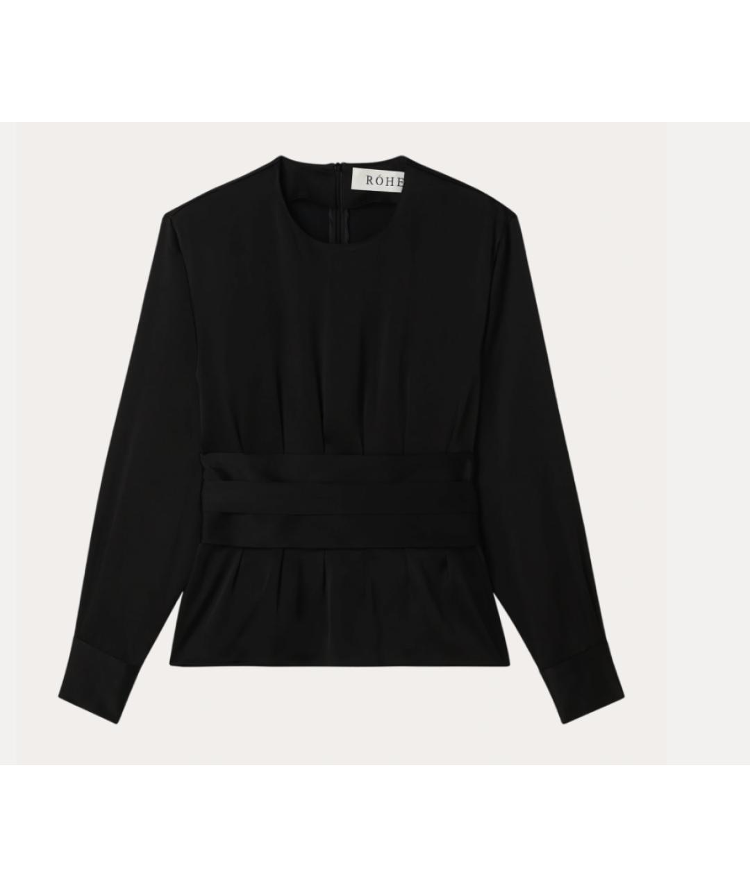 ROHE Черная блузы, фото 5