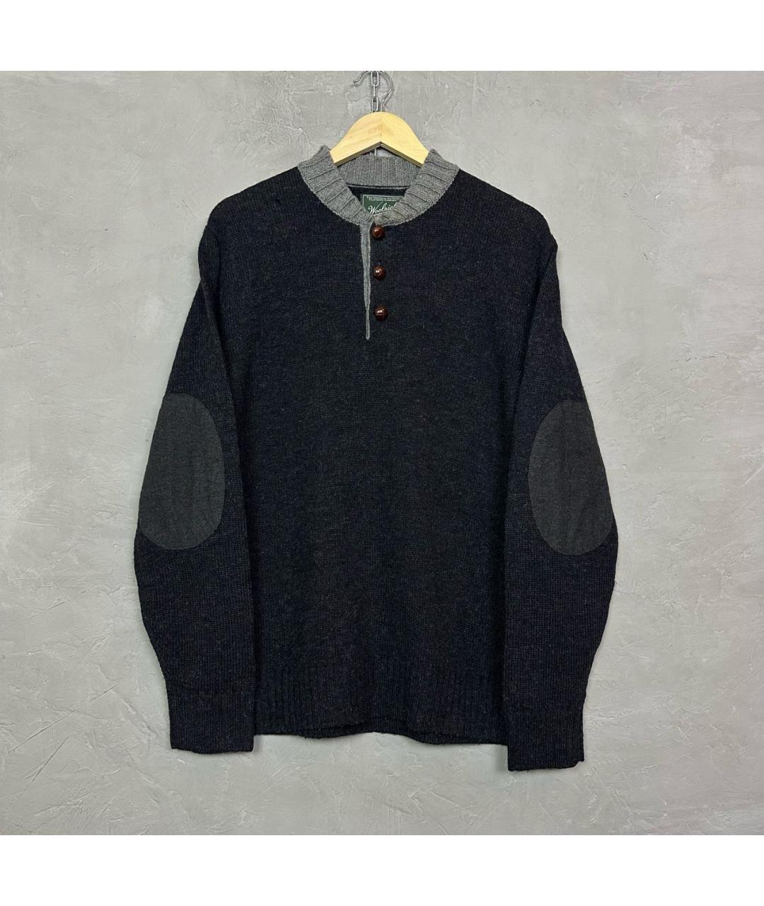 WOOLRICH Серый шерстяной джемпер / свитер, фото 8